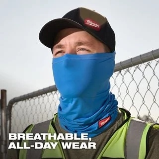 Milwaukee Kühl-Schlauchtuch blau mit UV-Schutz