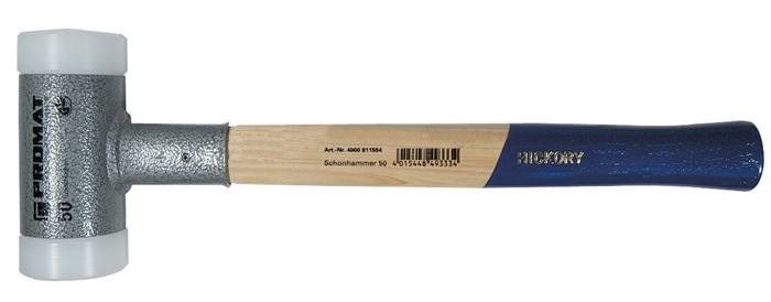 PROMAT Schonhammer Länge 360mm Kopf-D. 40mm Hickory rückschlagfrei Nylon weiß