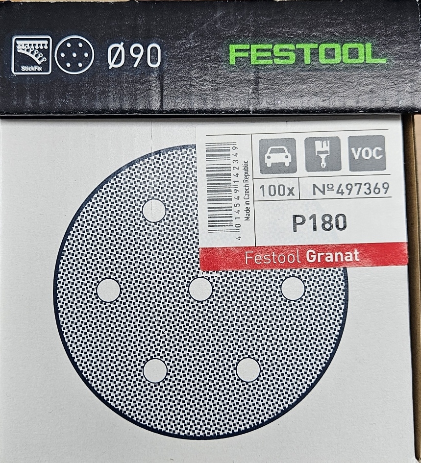 Festool Schleifscheibe STF D90/6 P180 GR/100 Grana