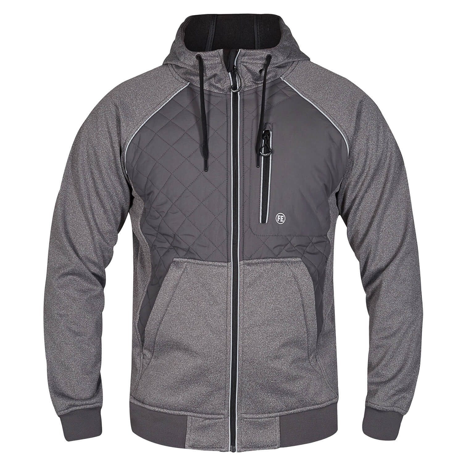 Engel X-treme Softshell-Jacke/Kapuze Anthrazit Grau