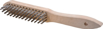 Drahtbürste 4reihig L.295mm V2A Draht-D.0,3mm