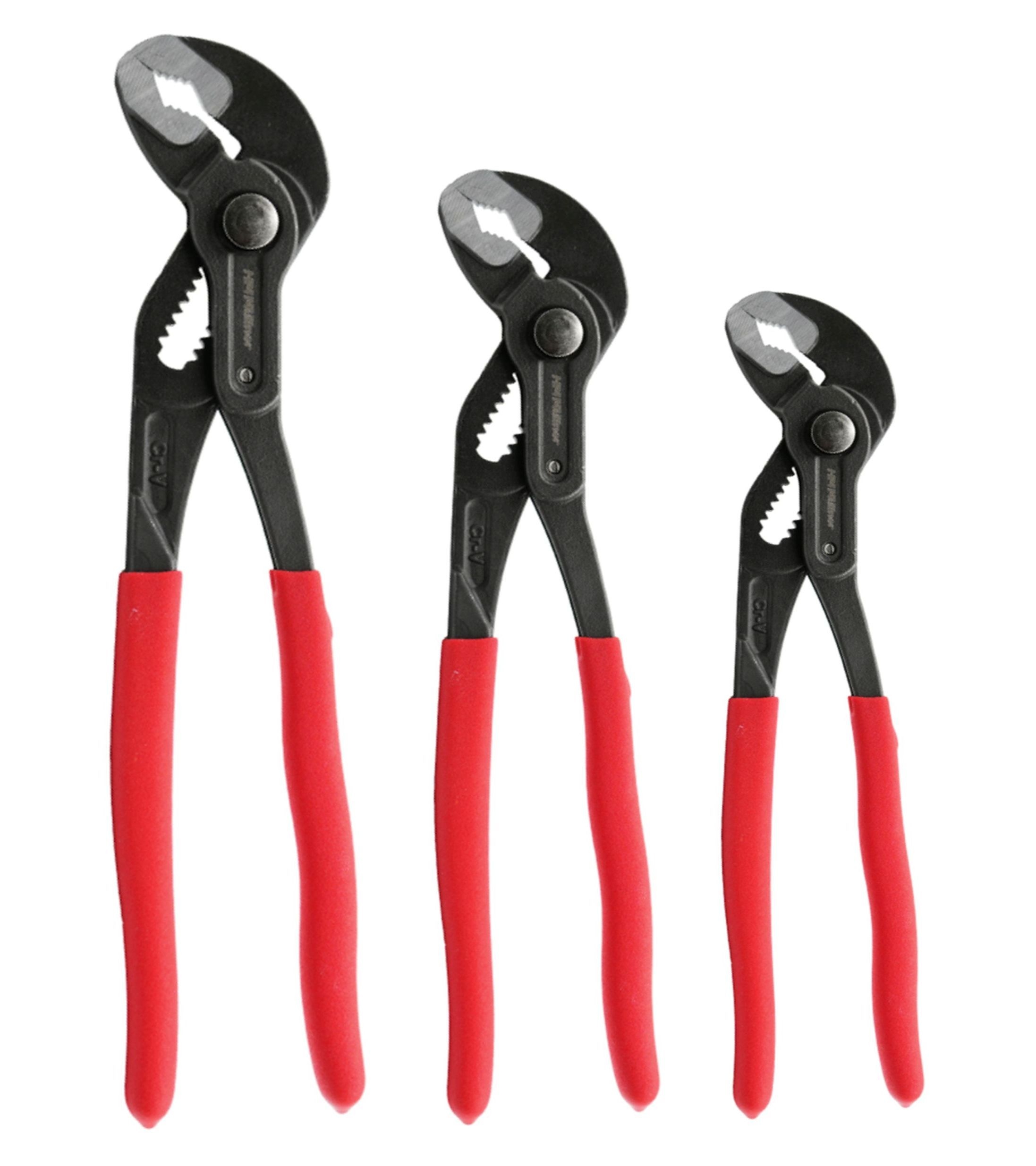 HM Wapu-Zangenset 3-tlg mit Druckknopf-Schnellverstellung 180/240/310mm