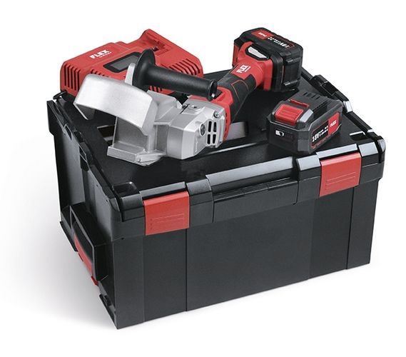 FLEX Akku-Rinnenträger-Einlassfräse RFE 40 18.0-EC/5.0 Set L-Boxx 2xAkku 18V 5Ah
