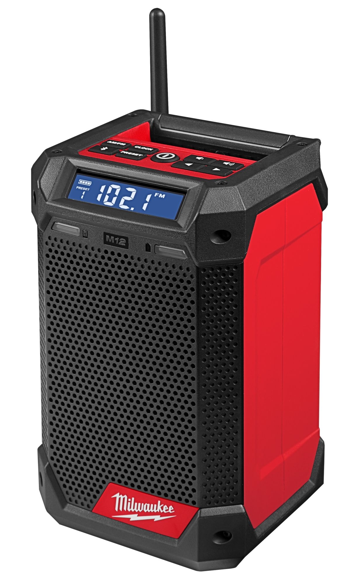 Milwaukee M12RCDAB+-0  Netz-/Akku-Radio mit Ladefunktion