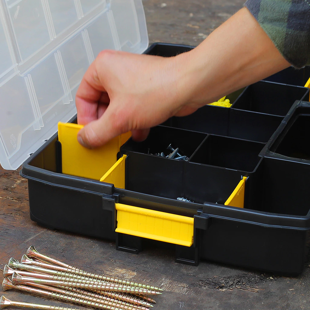 Stanley Organizer SortMaster Junior, 14 Fächer, 37,5x6,7x29,2cm Innenteiler
