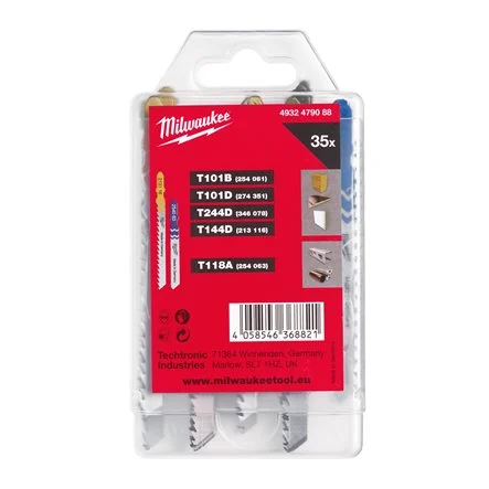 Milwaukee Stichsägeblattset 35-tlg. für Holz & Metall