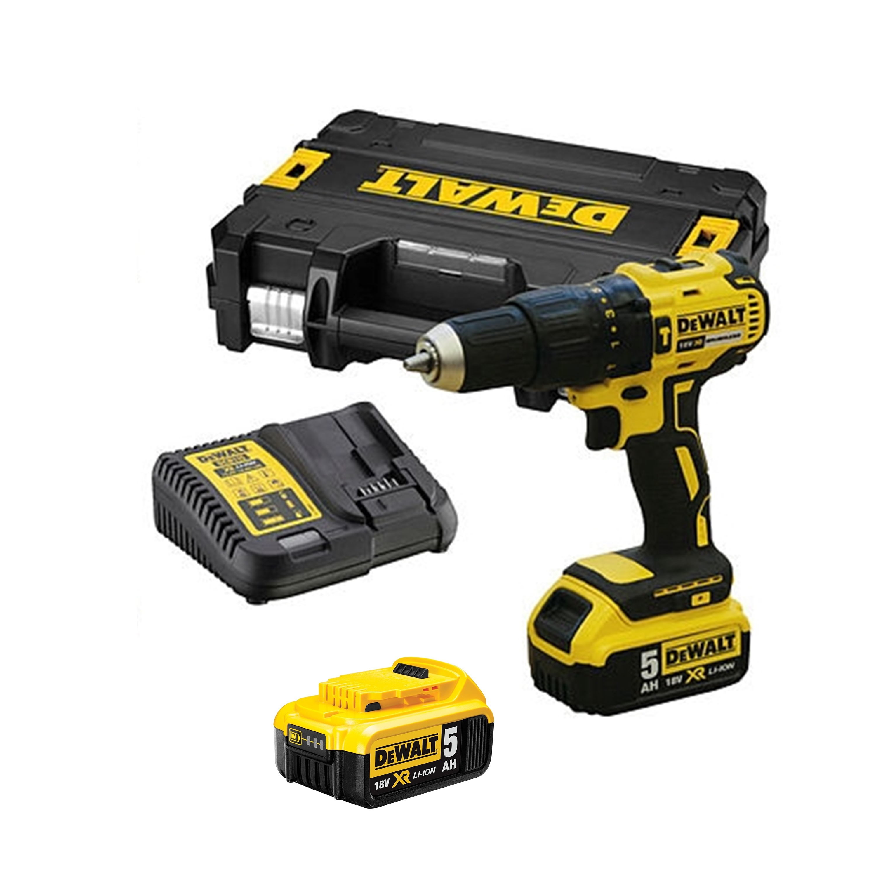 DeWalt DCD778P2 Akku-Schlagbohrschrauber inkl. 2xAkku 18V 5,0Ah (Bürstenlos)