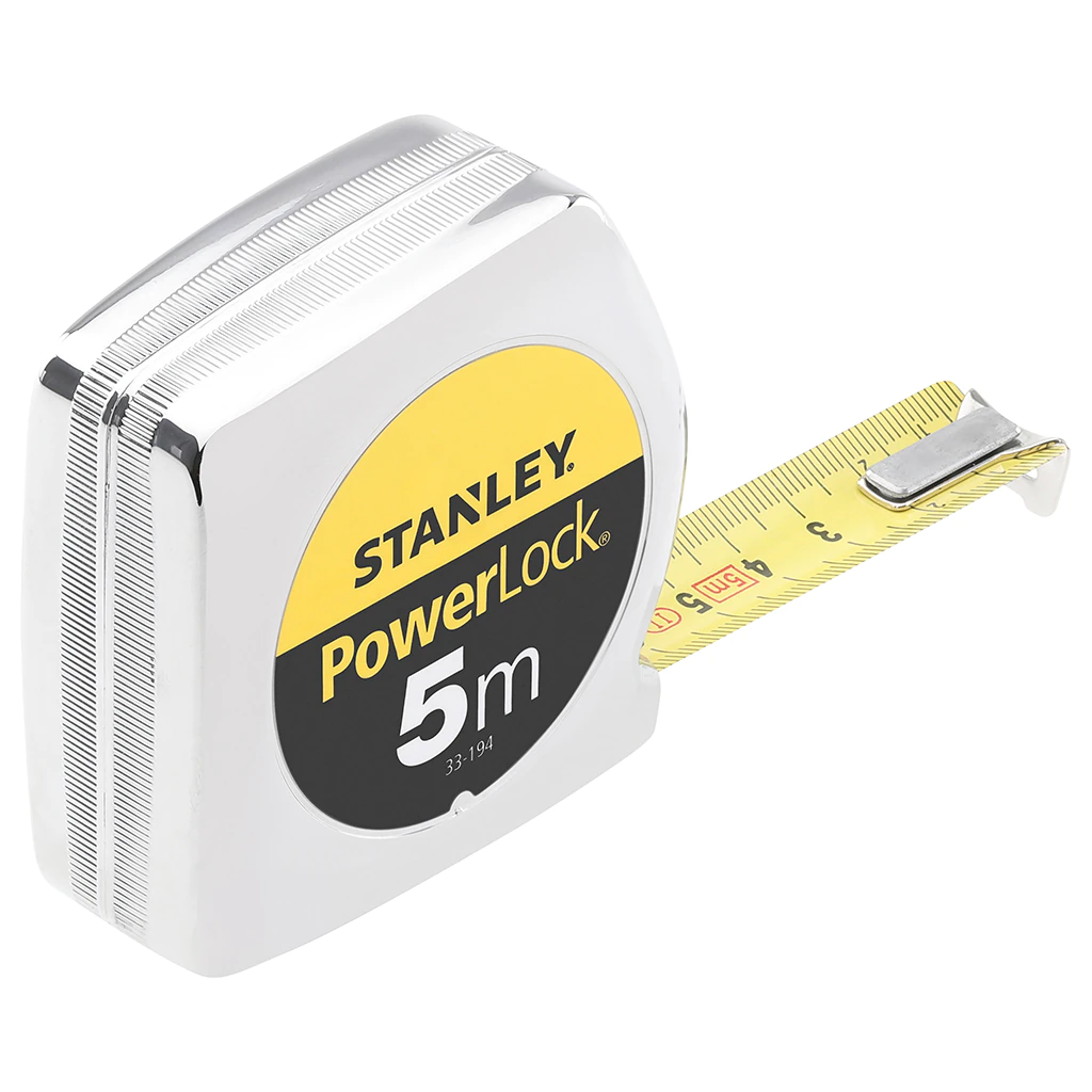 Stanley Bandmaß Powerlock Kunststoff 10m/25mm