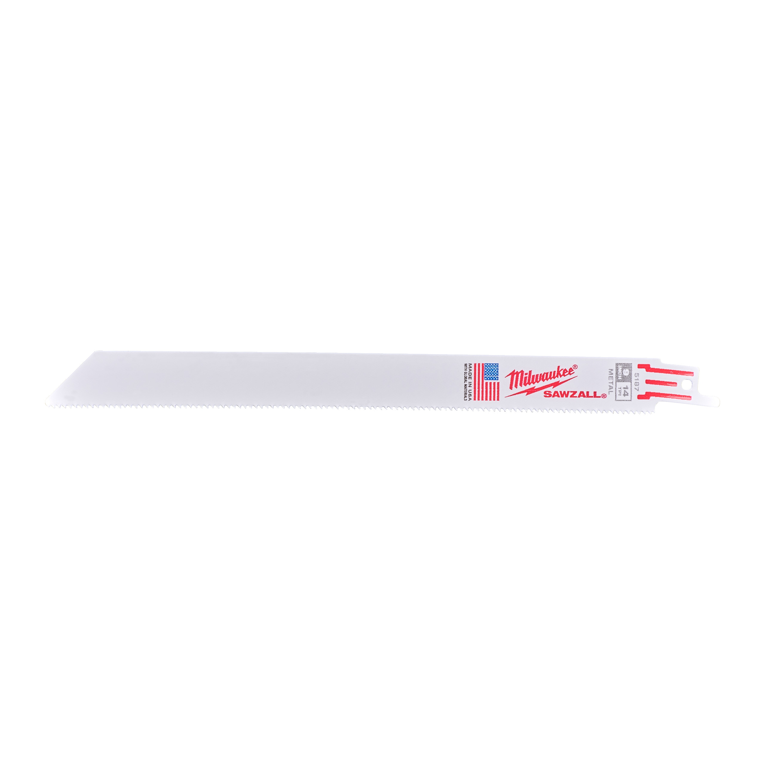 Milwaukee Säbelsägeblatt Metall 230 x 1,8 mm VE5