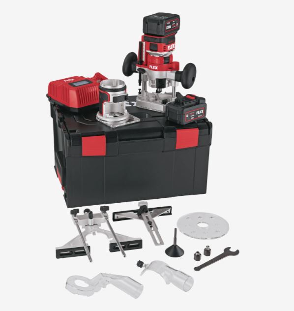 FLEX 18V Akku Kanten-& Oberfräse CER 18 EC/5.0 Set in L-Box