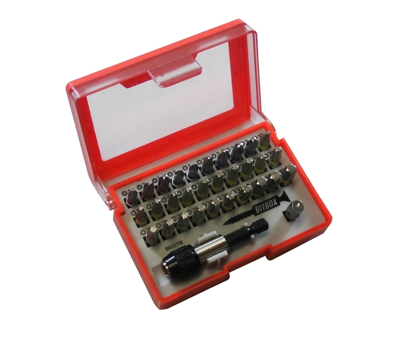 REPMANN Bitsortiment 32-tlg. PZ/PH/TX farbig #5032TN (rot)