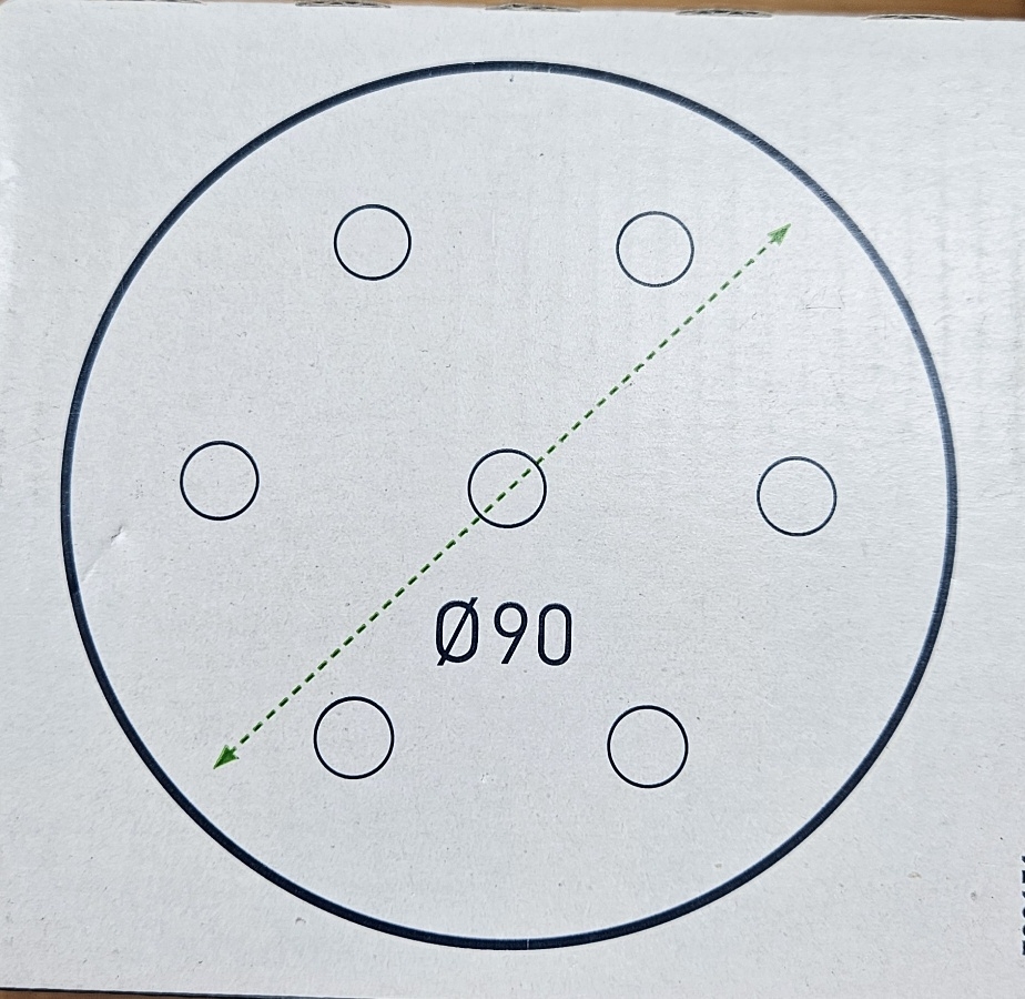 Festool Schleifscheibe STF D90/6 P150 GR/100 Grana