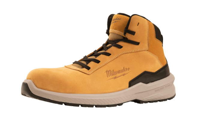Milwaukee FLEXTRED S3S Stiefel Leder BRAUN Gr.44