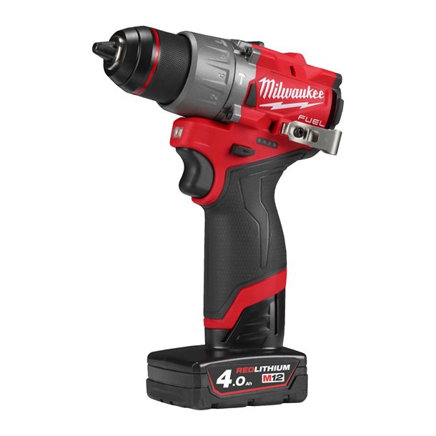 Milwaukee M12FPD2-402X FUEL Akku-Schlagbohrschrauber 12V 2x4.0 Ah & Ladegerät