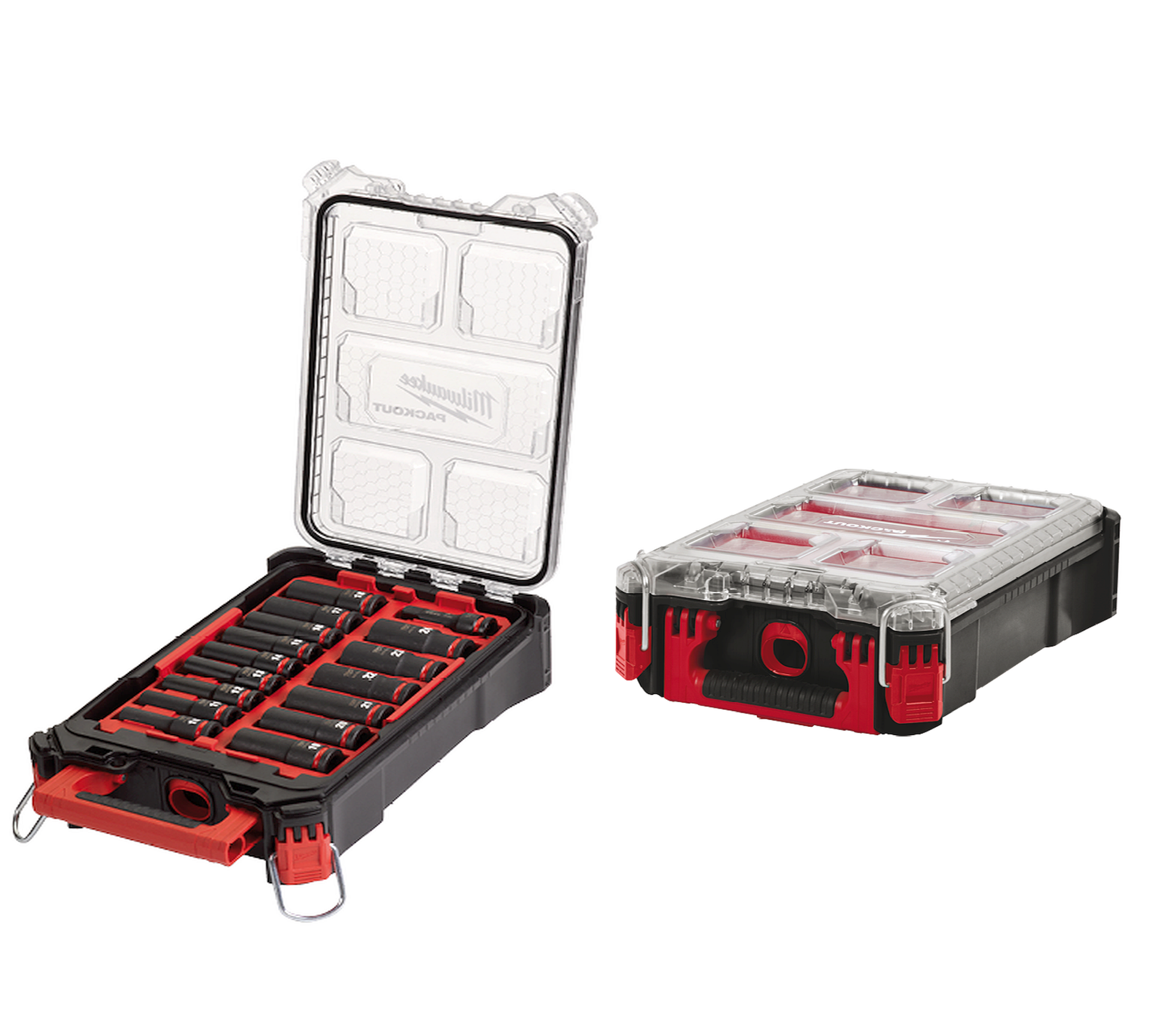 Milwaukee SHOCKWAVE Schlagnuß-Set 1/2" lang 16-tlg. im PACKOUT (10-24mm)