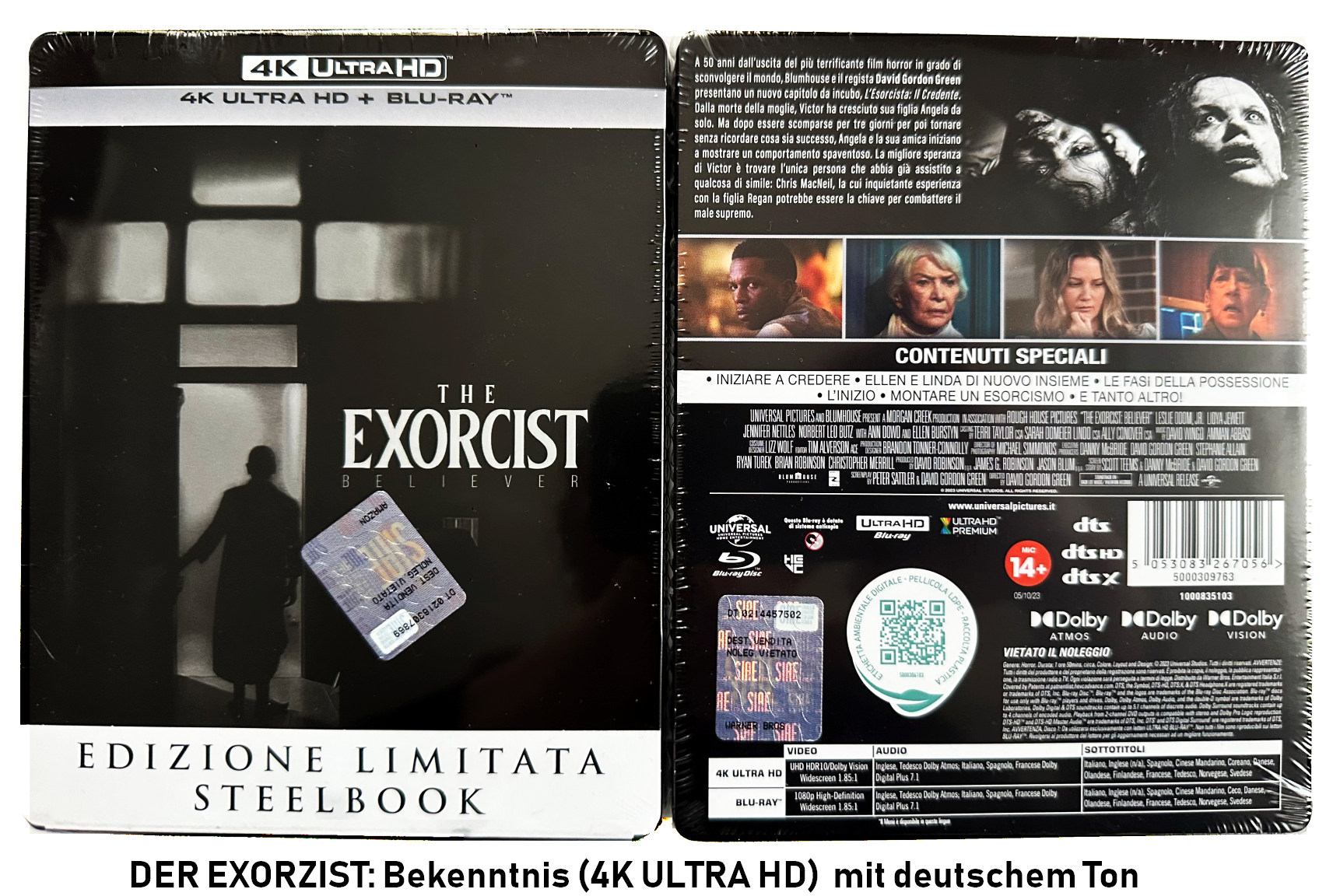 Der Exorzist: Bekenntnis (4K Ultra HD +Blu-ray) *Steelbook* 2-Discs Ton Deutsch