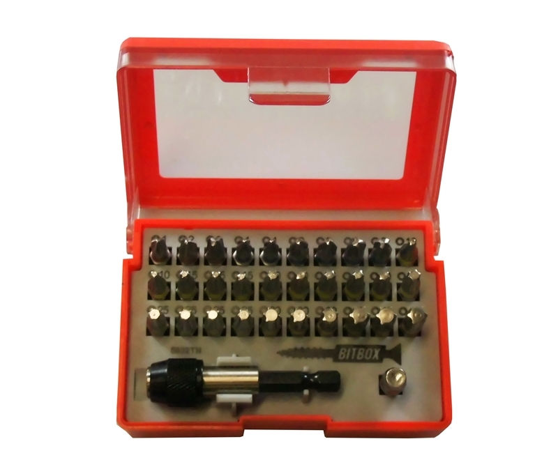 REPMANN Bitsortiment 32-tlg. PZ/PH/TX farbig #5032TN (rot)