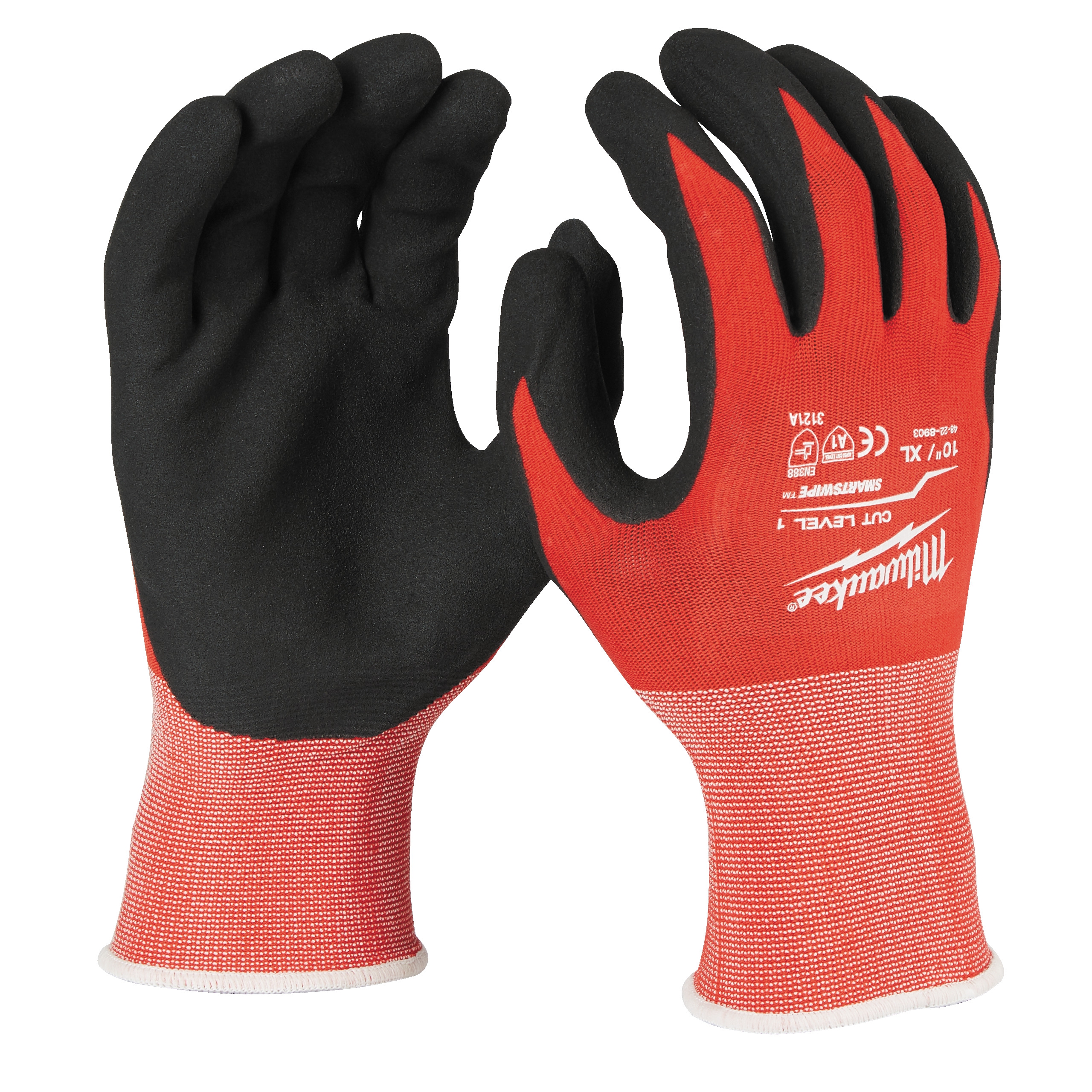 Milwaukee Schnittschutzhandschuhe Klasse 1 Größe 10 (XL)