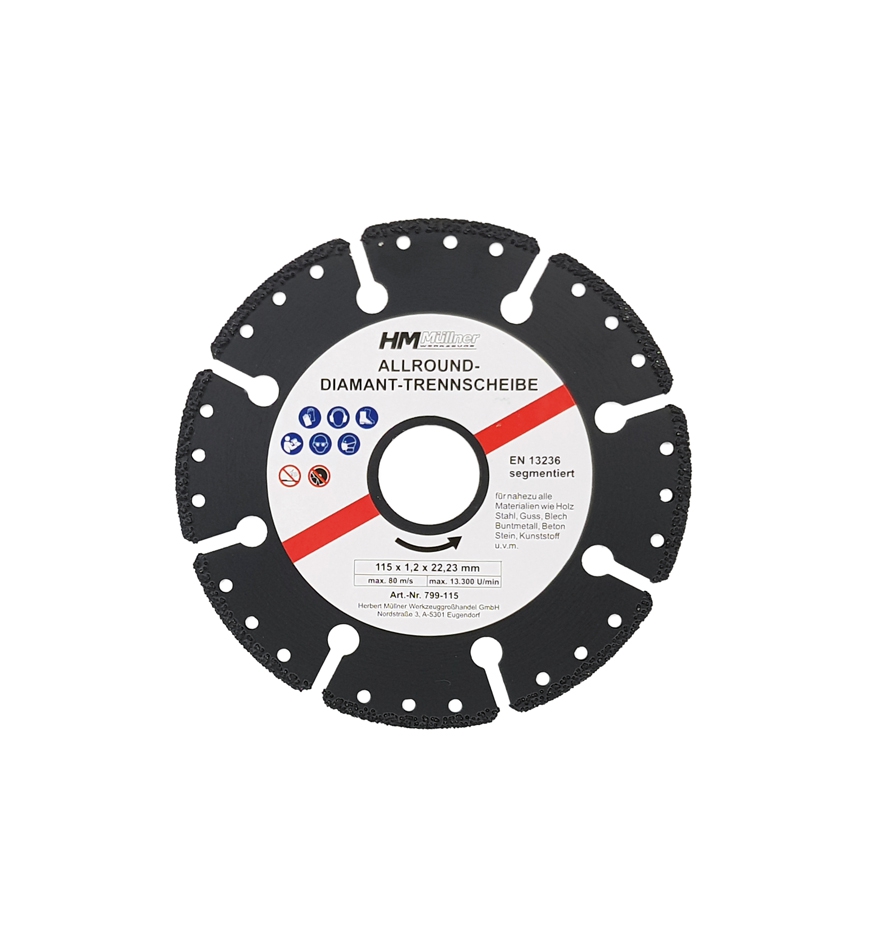 HM Müllner Diamantscheibe D.230mm Allround für Winkelschleifer HM Müllner Diamantscheibe D.230mm Allround für Winkelschleifer