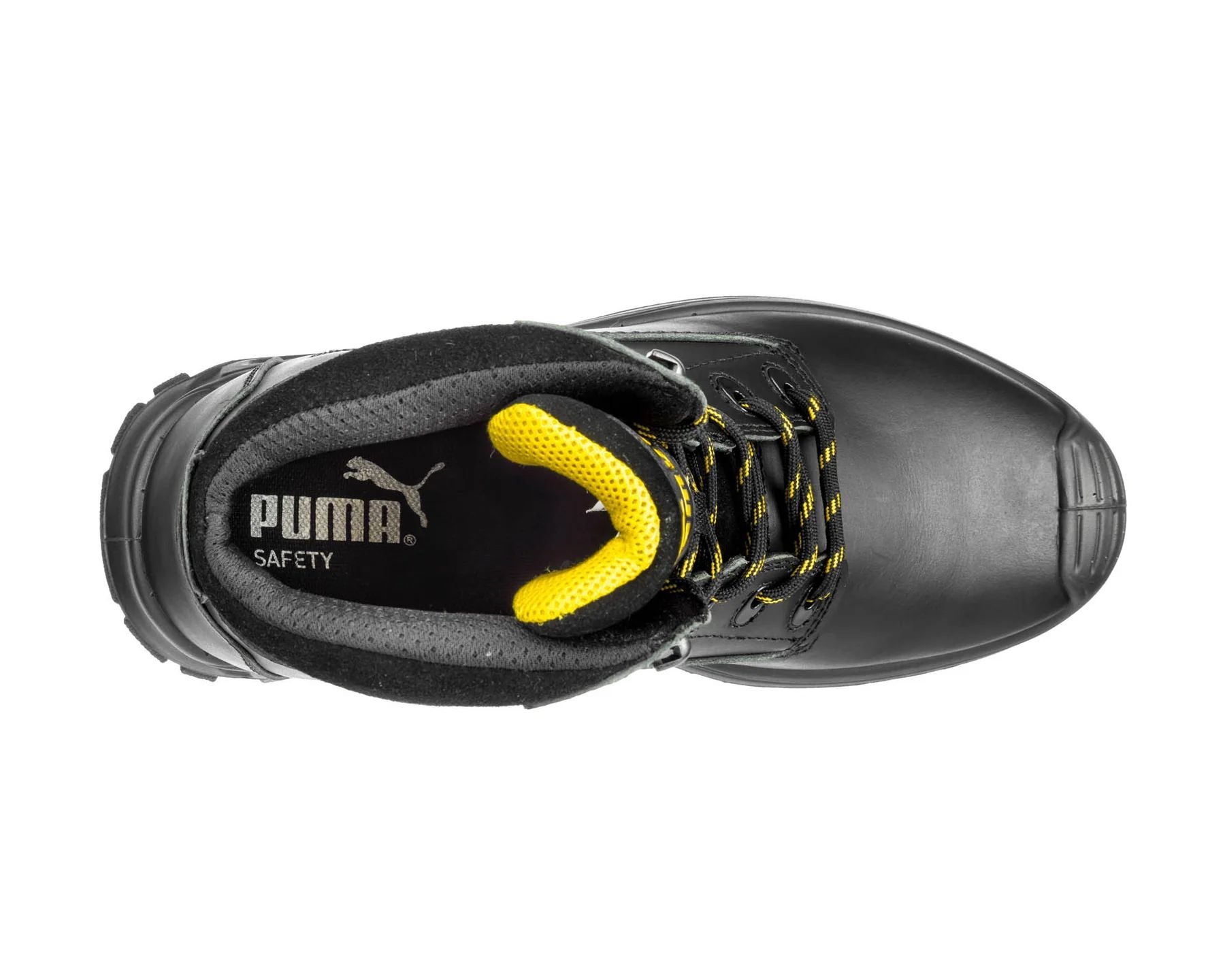 PUMA Sicherheitsstiefel Borneo BLACK MID S3 HRO SRC, Gr.40 schwarz/grau