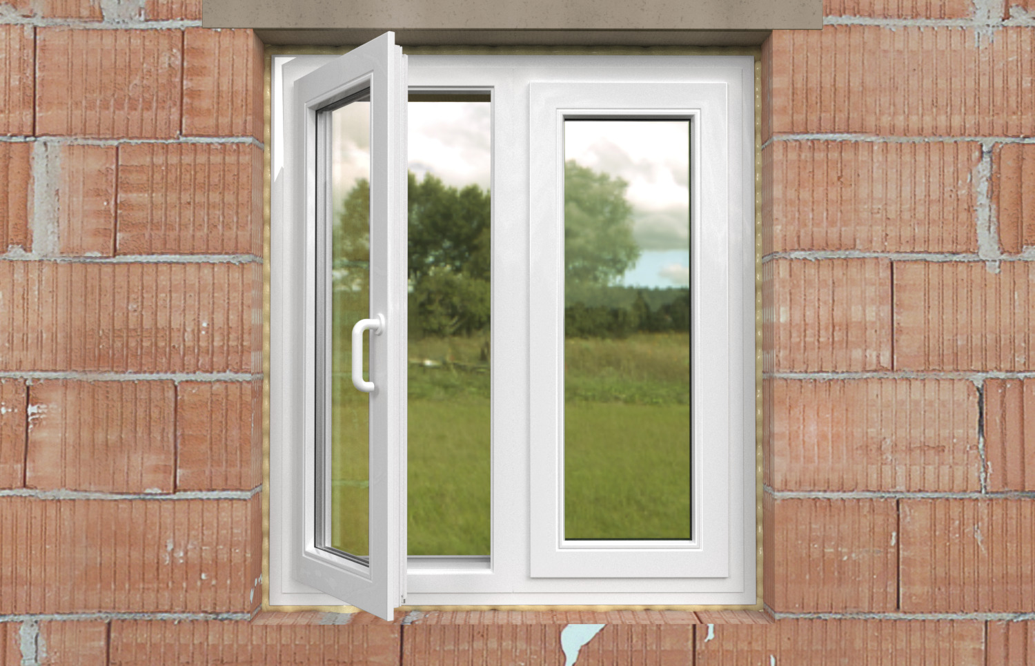 Fischer (100 Stk) Fensterrahmenschraube FFSZ 7,5x112