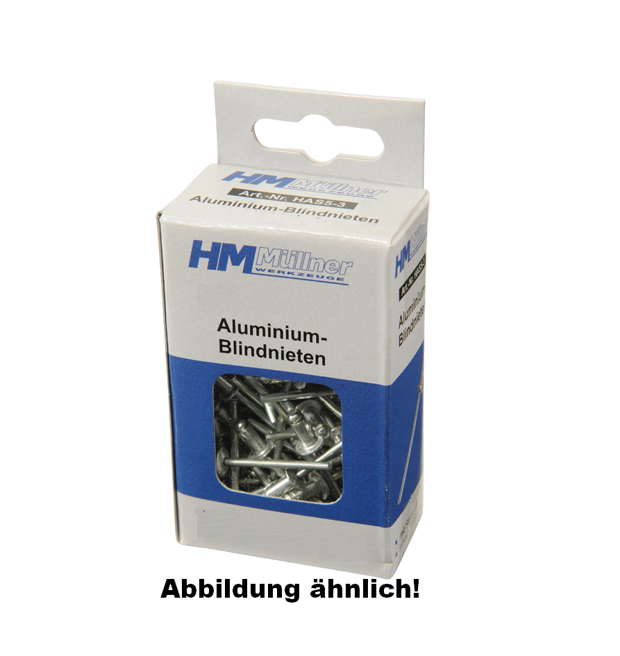 Alu-Blindnieten 4,0 x 6,0mm (75 Stk.) #HAS5-2