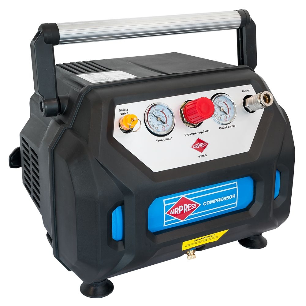 Airpress Kompressor H215-6 ölfrei / 6 Liter Kessel