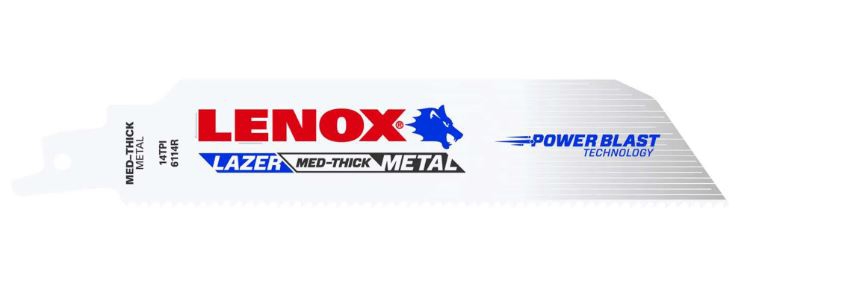 Lenox Säbelsägeblatt 201726114R 152 mm 14 TPI Heavy Duty Metall Bi-Metall