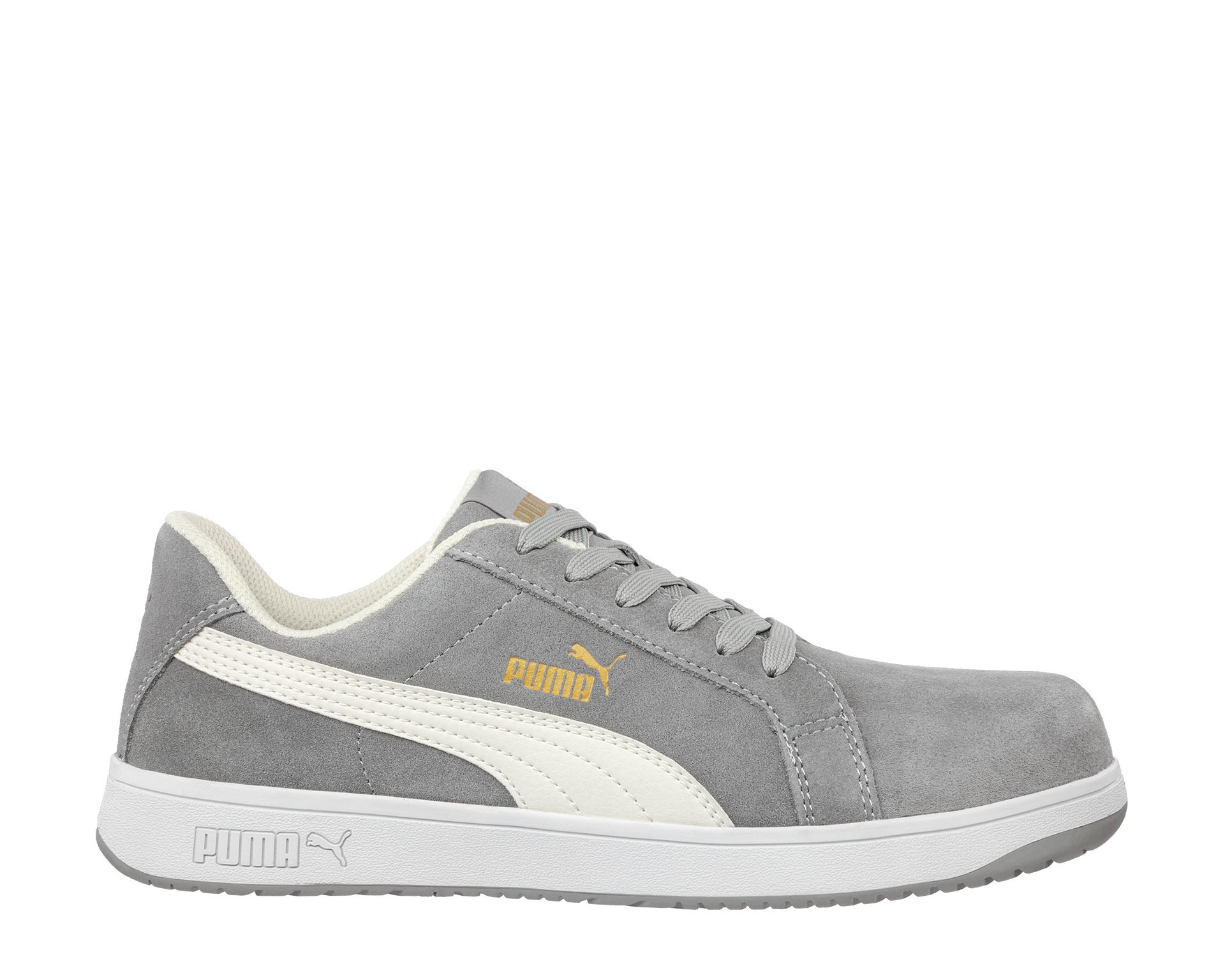PUMA Iconic Grey Low Sicherheitsschuhe S1PL ESD FO HRO SR, 40