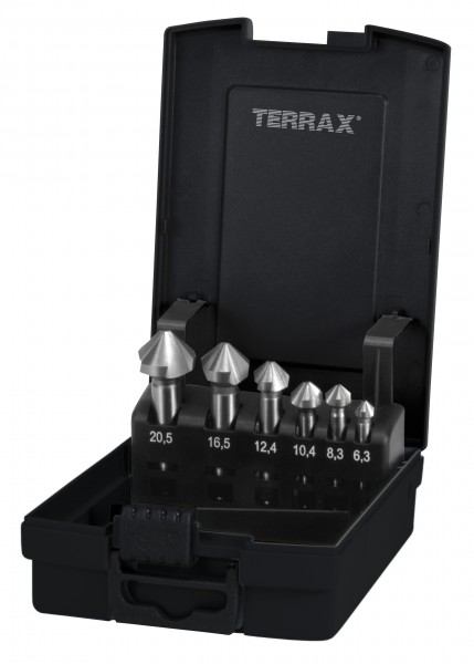 Ruko/TerraX Dreischneidersatz 6,3-20,5mm RoseBox
