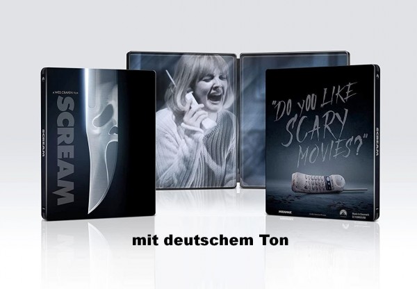 SCREAM Steelbook (4K Ultra HD +Blu-ray) UNCUT mit deutschem Ton