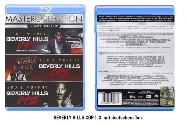 Beverly Hills Cop Teil 1-3 (Blu-ray Collection) Ital. deutscher Ton