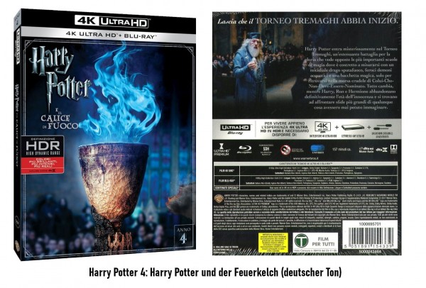 Harry Potter und der Feuerkelch (Teil 4) (4K UltraHD +Blu-ray) Ton Deutsch (2 Disc)