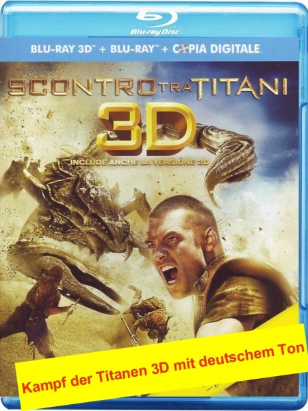 Kampf der Titanen (Blu-ray 3D +2D) (deutscher Ton)