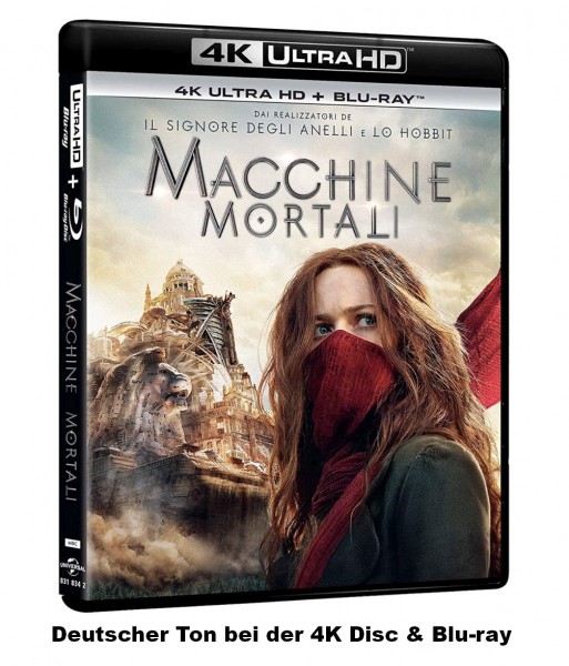 Mortal Engines: Krieg der Städte (4K Ultra HD+Blu-ray) Deutscher Ton 2-Disc`s