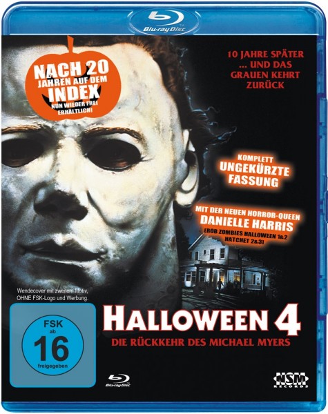Halloween 4 - Die Rückkehr des Michael Myers (Uncut) [Blu-ray] NSM Wendecover
